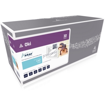 Astar Toner-Kit cyan (AS14301) ersetzt 44973535