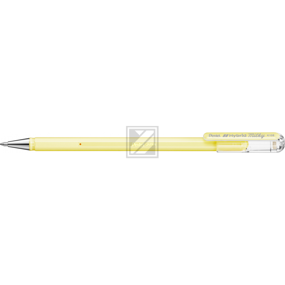 PENTEL Roller Hybrid Metal 0.8mm K108-PG pastell gelb