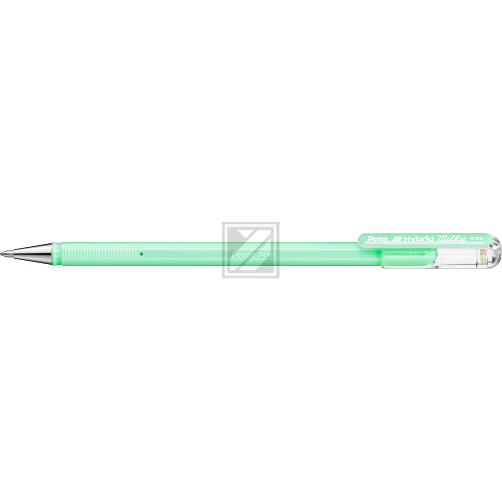 PENTEL Roller Hybrid Metal 0.8mm K108-PK pastell hellgrün