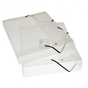 Exacompta Dokumentenbox Kristall transparent 40 mm