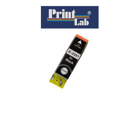 PrintLab Tintenpatrone schwarz HC (E2193) ersetzt T3351
