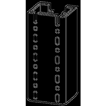 Traggerüstprofil, vertikal, L=2000mm WS16-ID