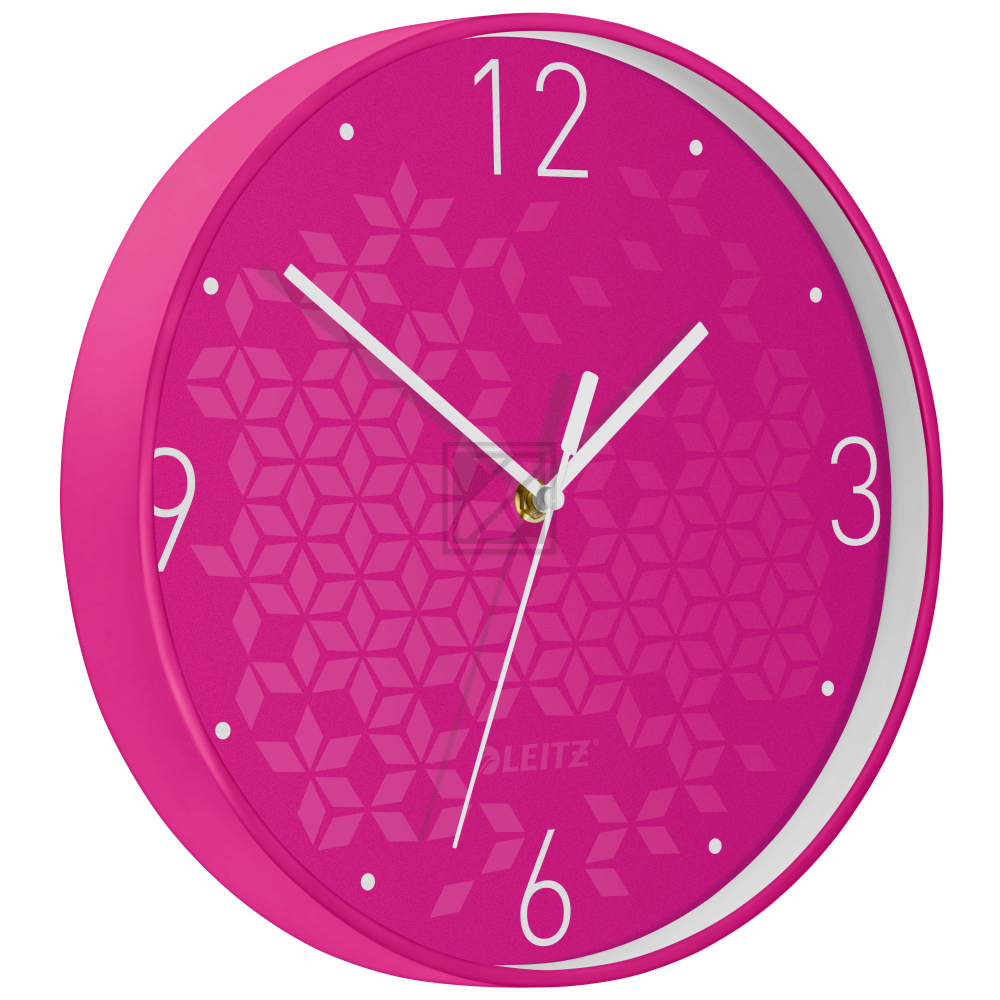 LEITZ Wanduhr WOW 29cm 90150023 pink