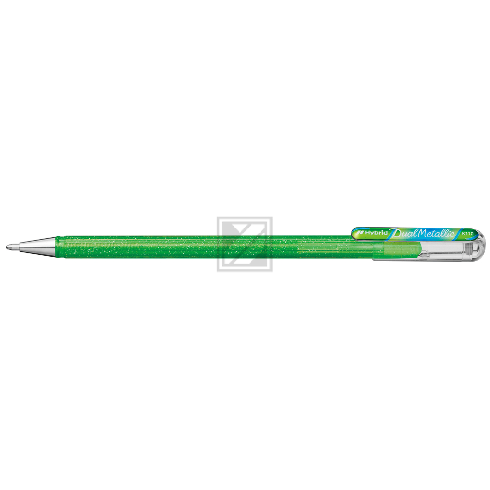 PENTEL Roller Hybrid Metal 1mm K110-DMKX hellgrün/blau/rot