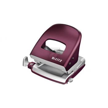 LEITZ Bürolocher NeXXt Metall 50060028 granat rot 30 Blatt