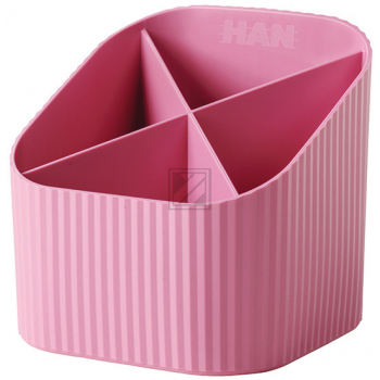 HAN Stifteköcher Re-LOOP N291622 pink 4 Fächer