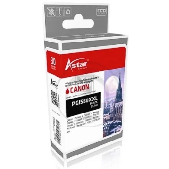 Astar Tintenpatrone schwarz HC plus (AS70002) ersetzt PGI-580PGBKXXL