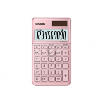 CASIO Taschenrechner BIC SL1000SCP 10-stellig pink