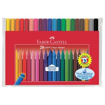 FABER-CA. Grip Colours 155320 20 Farben, Etui