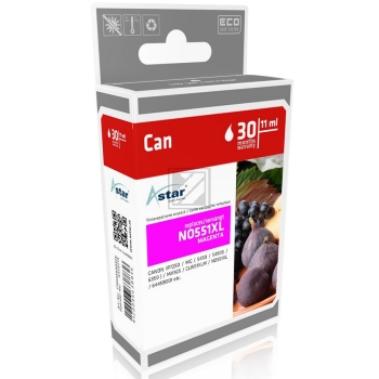 Astar Tintenpatrone magenta HC (AS15215) ersetzt CLI-551MXL