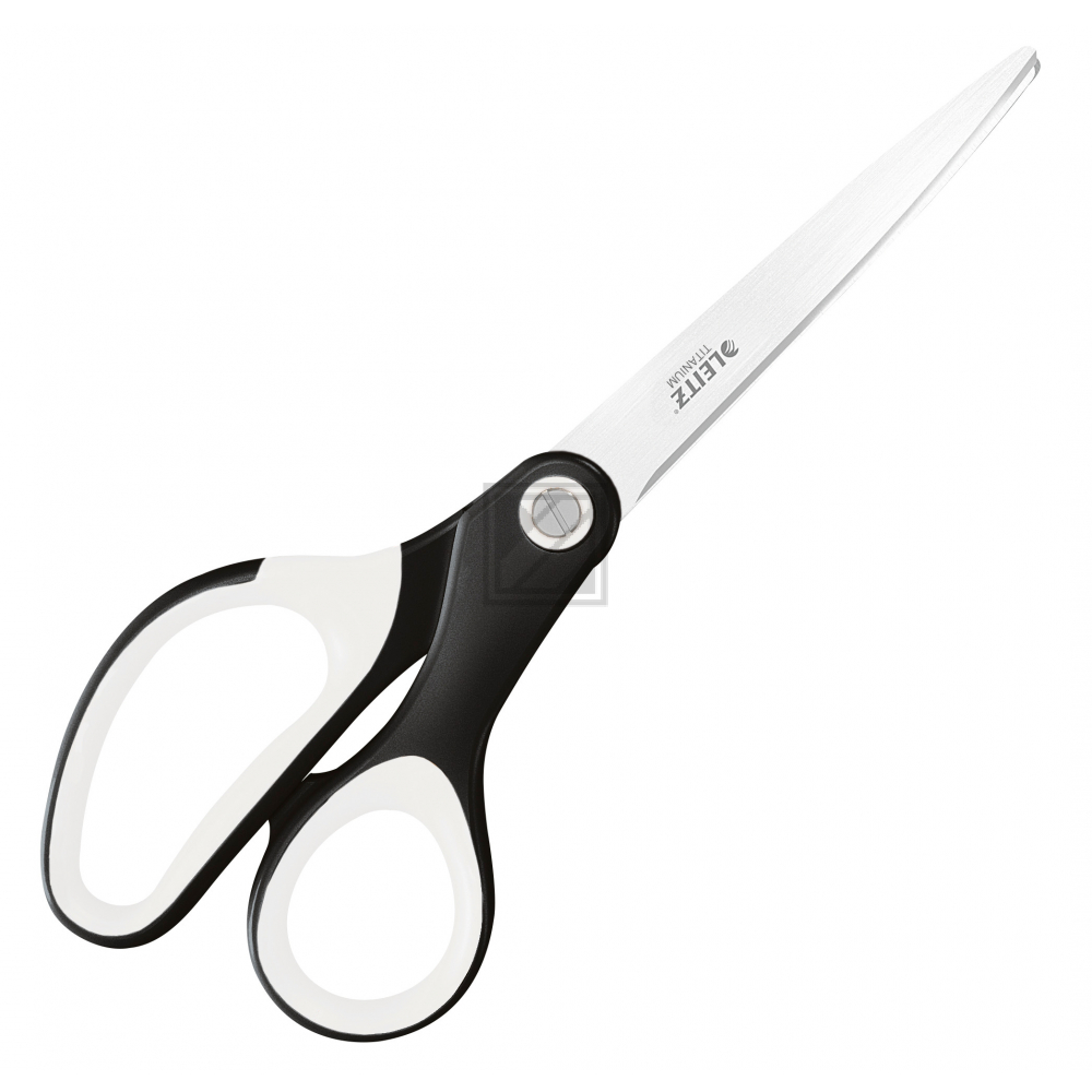 LEITZ Titan Schere WOW 53192095 weiss/schwarz 20.5cm