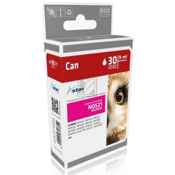 Astar Tintenpatrone magenta (AS15935) ersetzt CLI-521M