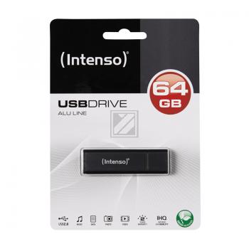 INTENSO USB STICK 2.0 64GB ANTHRAZIT 3521491 Alu Line