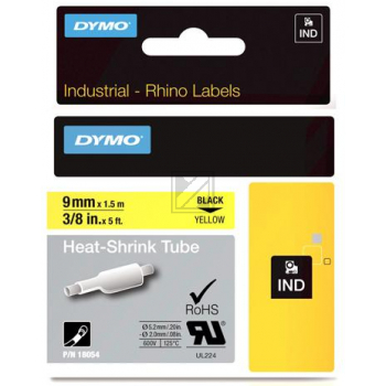 S0718290 DYMO ID1 9mm SCHRUMPFSCHLAUCH