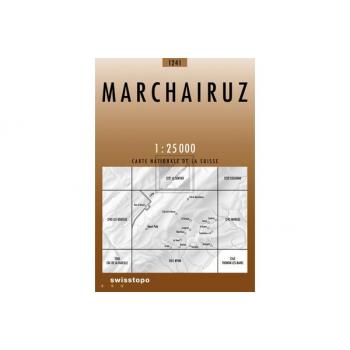 SWISSTOPO Landkarte 1241 Marchairuz 1:25'000