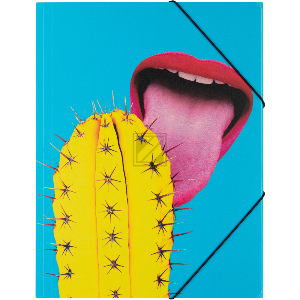 PAGNA Gummizugmappe A4 21696-15 Zine Kultur Motiv