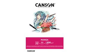 CANSON Graduate Manga A3 31250P031 30 Blatt, weiss, 200g