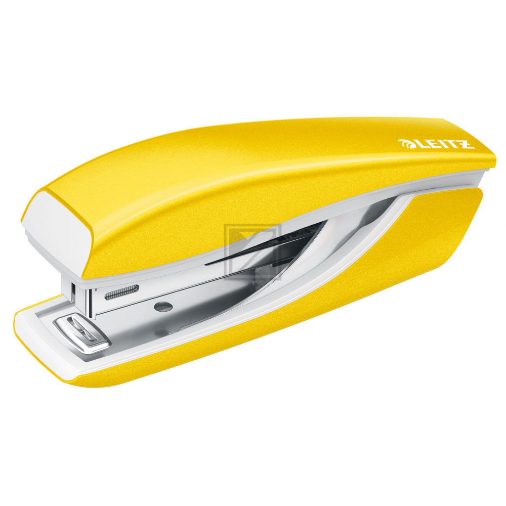 LEITZ Mini-Heftgerät NewNeXXt WOW 55281016 gelb, für 10 Blatt