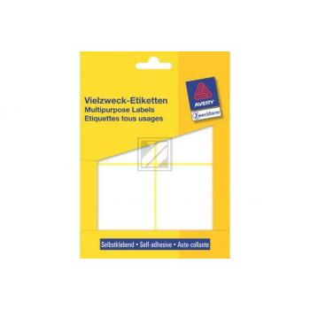AVERY ZW. Universaletiketten 80x54mm 3330 weiss 112 Stk./28 Bl.