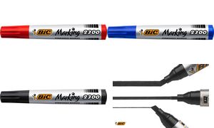 BiC Permanentmarker 2300 blau Keilspitze (820925)