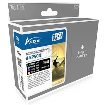 Astar Tintenpatrone gelb, magenta, schwarz, cyan (AS70013) ersetzt T0891, T0892, T0893, T0894