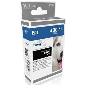 Astar Tintenpatrone schwarz (AS15711) ersetzt T0711