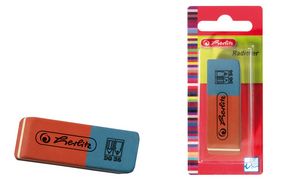 Herlitz Radierer 2ER DG36 rot/blau (08685703)