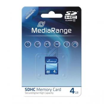 MEDIARANGE SDHC SPEICHERKARTE 4GB MR961 Klasse 10
