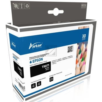 Astar Tintenpatrone schwarz HC (AS70695) ersetzt T9071