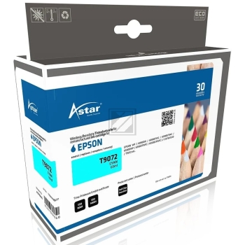 Astar Tintenpatrone cyan HC (AS70696) ersetzt T9072