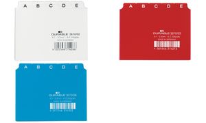 Durable Register A7 quer PP Leitregister blau (3670-06)