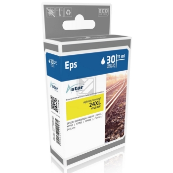 Astar Tintenpatrone gelb HC (AS15243) ersetzt T2434