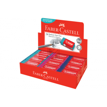 FABER-CA. Radierer Trend Dust-Free 187221 3 Farben