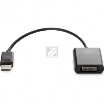 HP DISPLAY PORT ZU DVI-D ADAPTER FH973AA schwarz