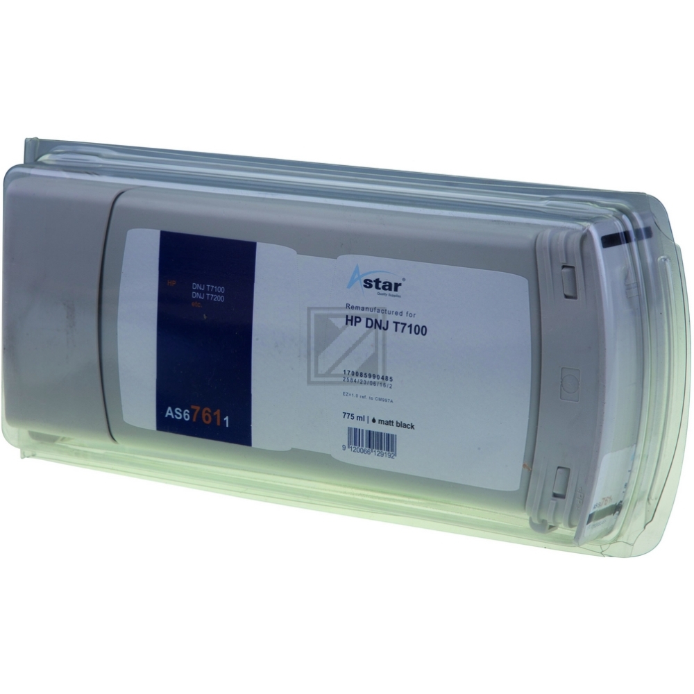 Astar Tintenpatrone schwarz matt (AS67611) ersetzt 761