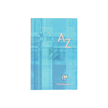 CLAIREFON Adressbuch 7,5x12cm 9589 5mm, A-Z 64 Blatt