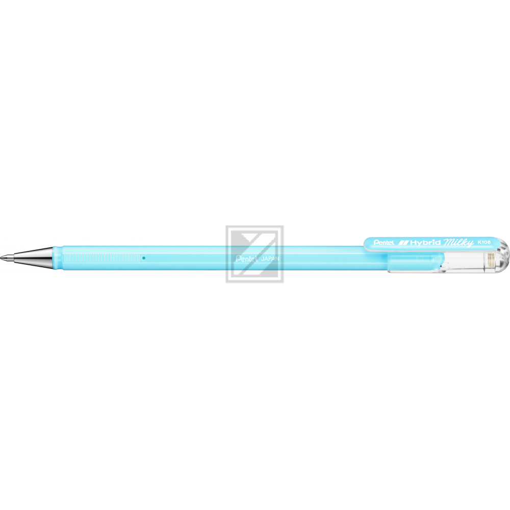 PENTEL Roller Hybrid Metal 0.8mm K108-PS pastell hellblau