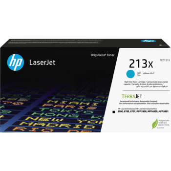 HP Toner-Kartusche cyan HC (W2131X, 213X)