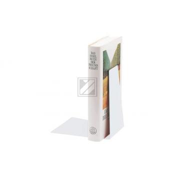LEITZ Buchstütze Metall 52980001 weiss 12,5x14,5x14cm