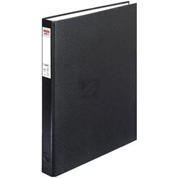 Herlitz Schulringbuch A4 PP schwarz 4 Ringe (05304134)