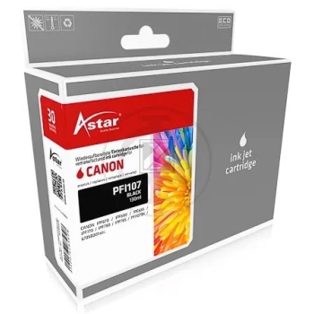 Astar Tintenpatrone schwarz (AS16028) ersetzt PFI-107BK