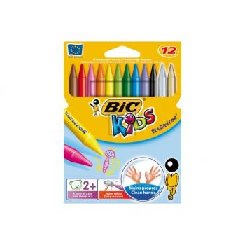 BIC Wachsmalstifte Kids 920299 12 Farben Etui