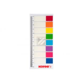 KORES NOTES INDEX 12x45mm N45121 8-farbig/8x15 Blatt