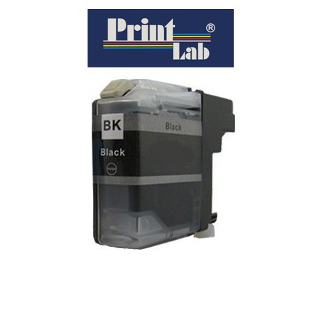 PrintLab Tintenpatrone schwarz HC (B4040) ersetzt LC-1280XLBK