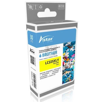 Astar Tintenpatrone gelb (AS16018) ersetzt LC-225XLY