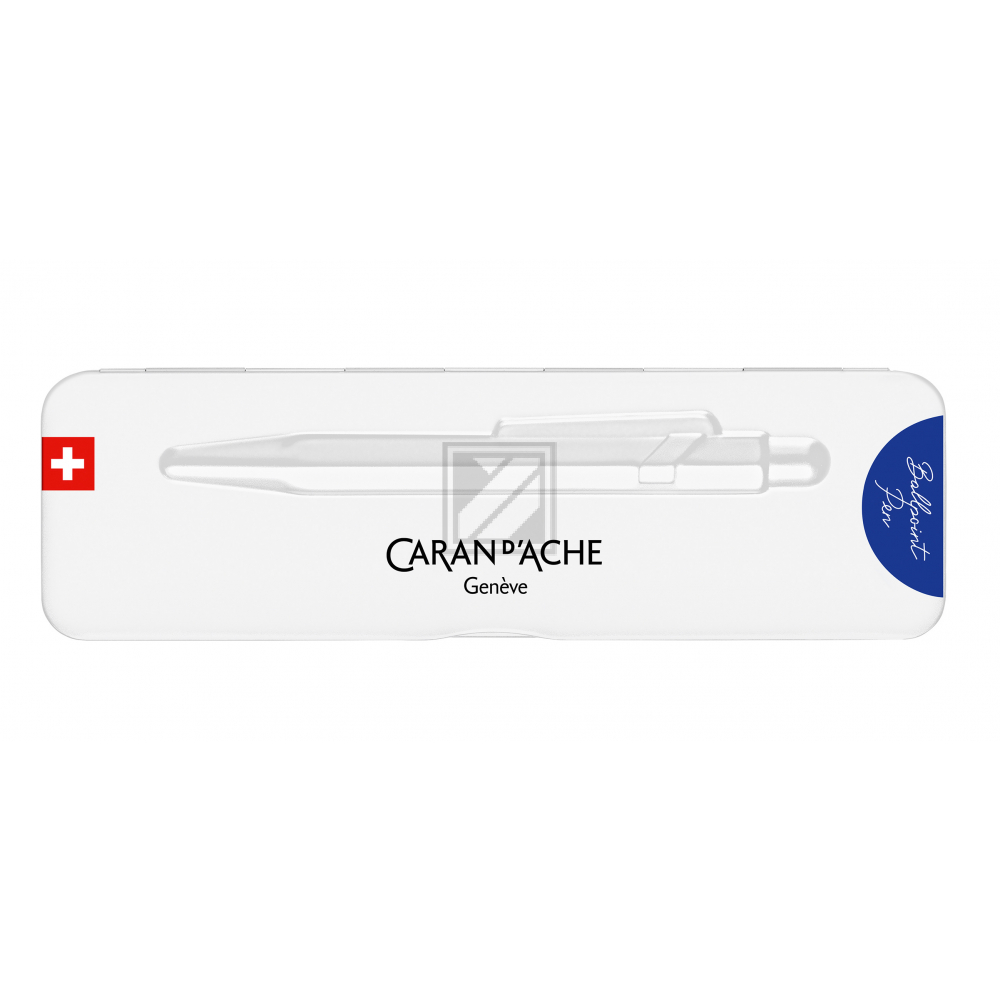 CARAN D'A Kugelschreiber 849 Colormat-X 849.635 blau, Slimpack