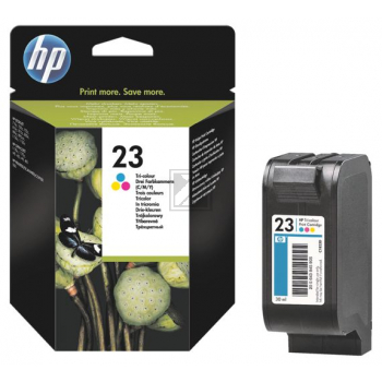 HP Tintendruckkopf cyan/magenta/gelb HC (C1823AE, 23)