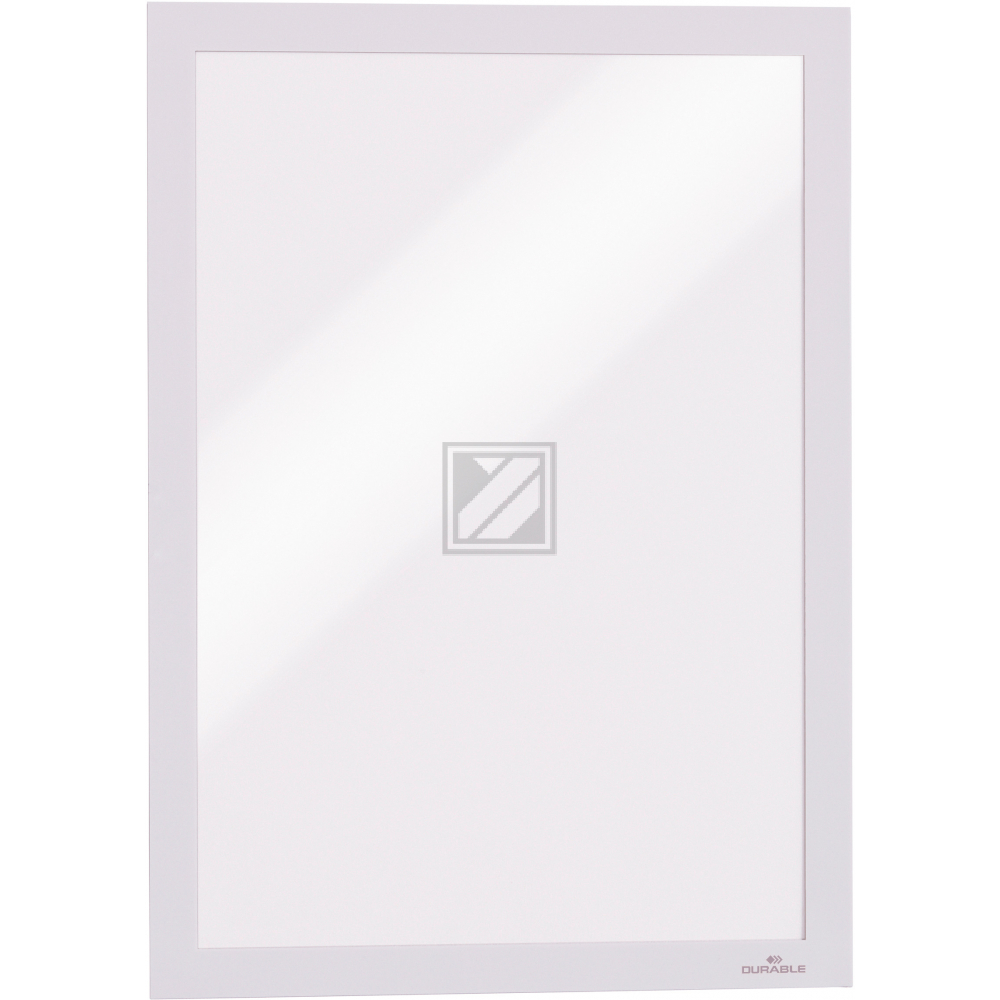 DURABLE Sichtfenster Duraframe A4 488202 weiss, selbstklebend 10 Stück