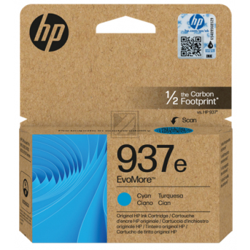 HP Tintendruckkopf EvoMore cyan (4S6W6NE#CE1, 937e)