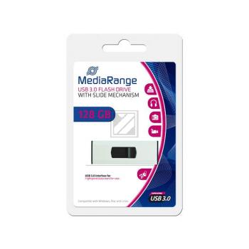 MEDIARANGE SUPERSPEED USB STICK 128GB MR918 USB 3.0 weiss